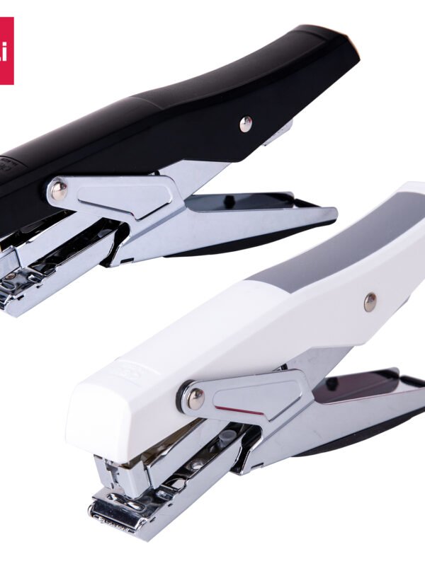 ديلي خرازة كماشة معدن - قياس 24/6 & 26/6 - سعة 30 ورقة - أبيض، أسود - E0329